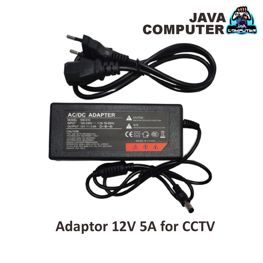 Adaptor 12V 5A for CCTV