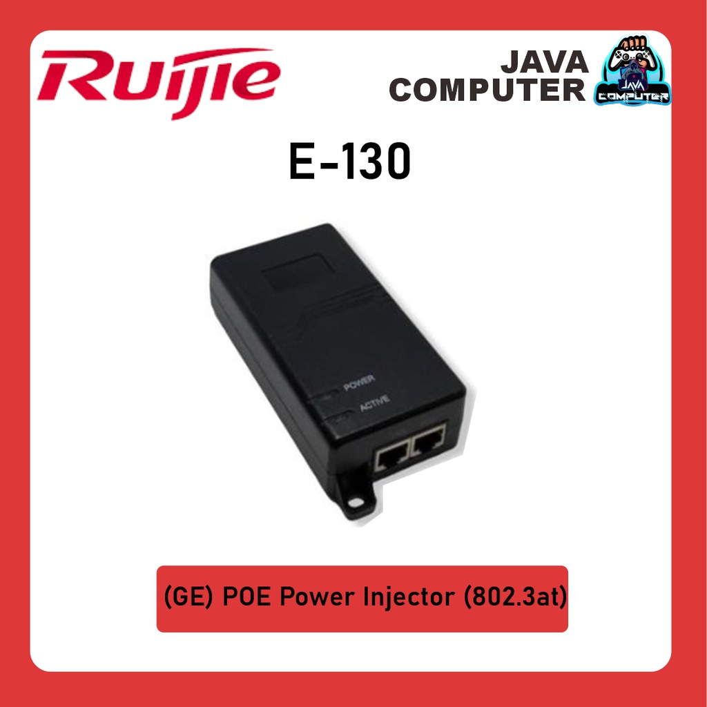 Ruijie RG-E-130 (GE) POE Power Injector (802.3at) 30W