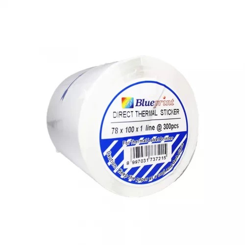 Blueprint Direct Thermal Sticker 78x100 300pcs