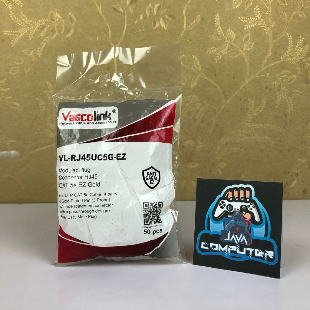 Vascolink Konektor RJ45 Cat 5 Anti Gagal