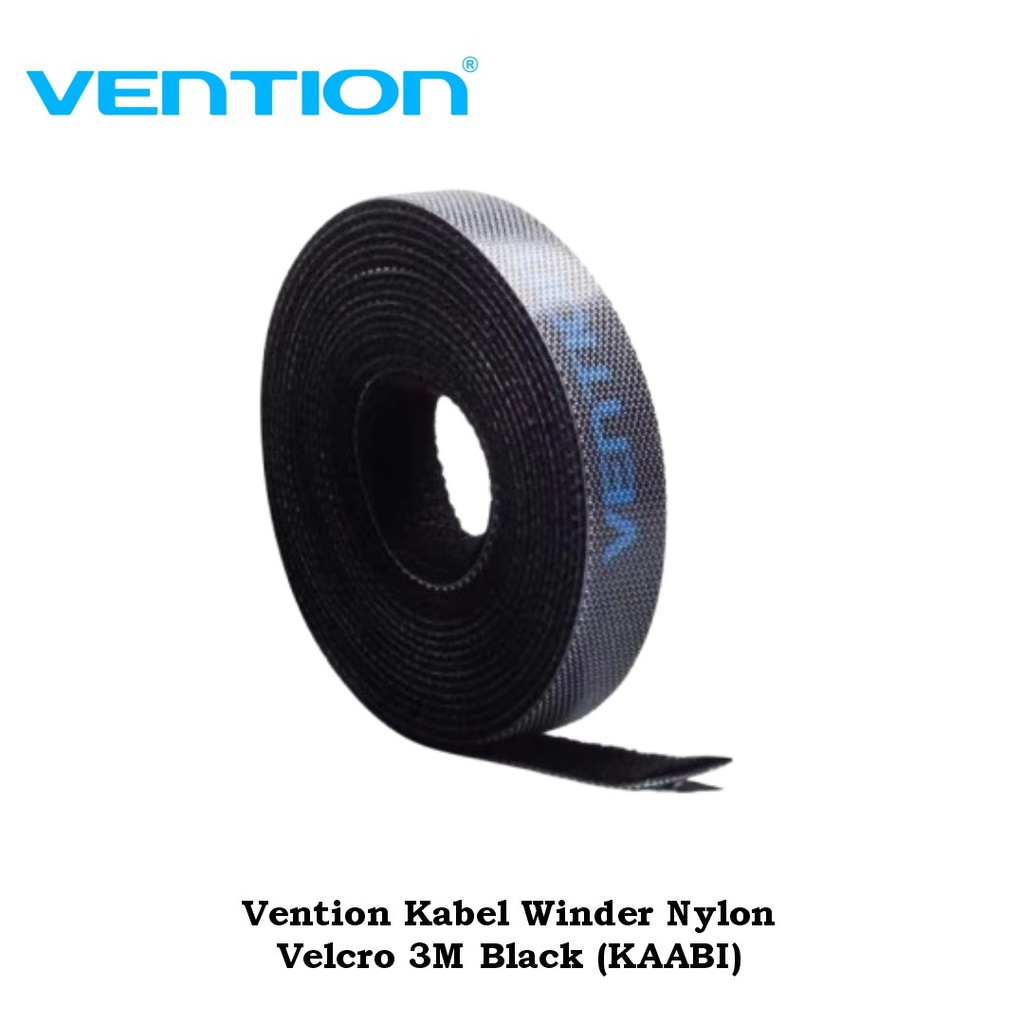 Vention Kabel Winder Nylon Velcro 3M Black (KAABI)