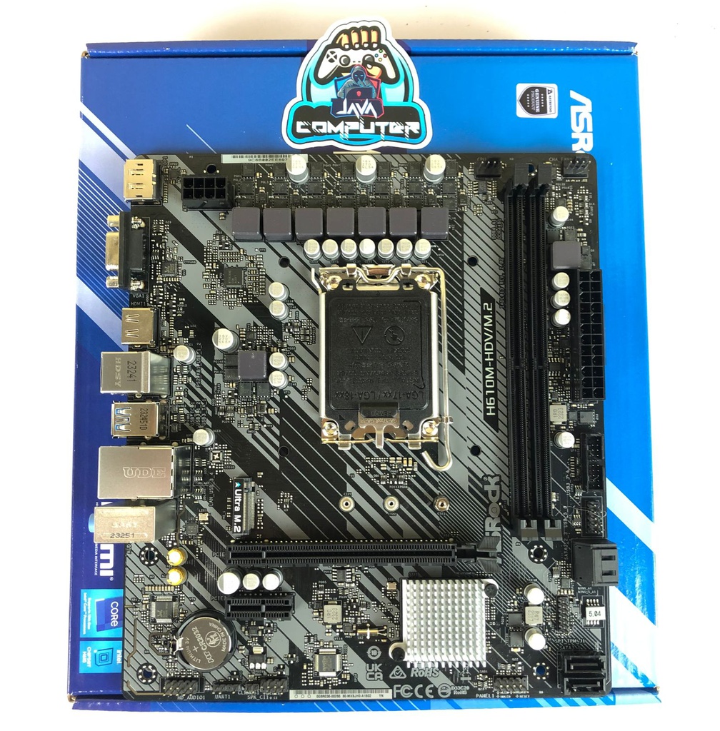 AsRock Motherboard H610M-HVS/M.2 R2.0 LGA 1700