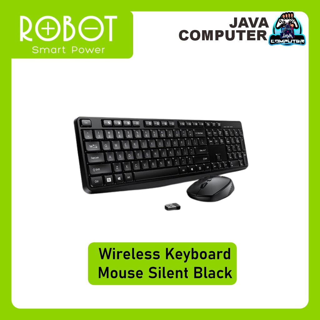 Robot KM3100 Wireless Keyboard And Mouse Black