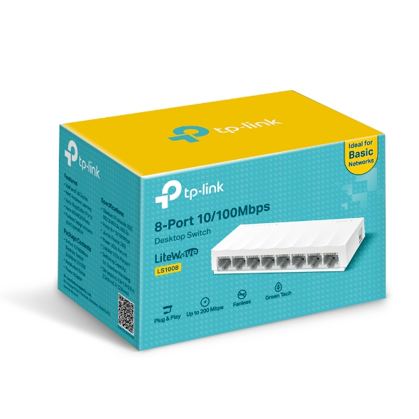 TP-Link TL-LS1008 Switch Hub 8 Port