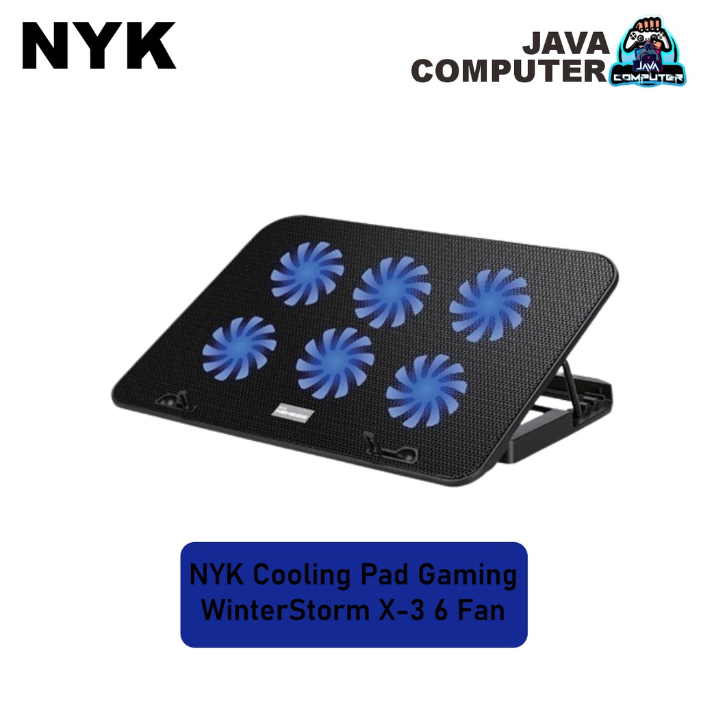 NYK Cooling Pad Gaming WinterStorm X-3 6 Fan