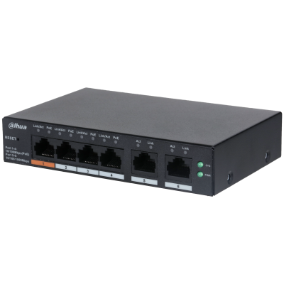 [CCTV-0128] Dahua POE Switch DH-CS4006-4ET-60 (6P Cloud Managed Desktop Switch with 4P PoE)