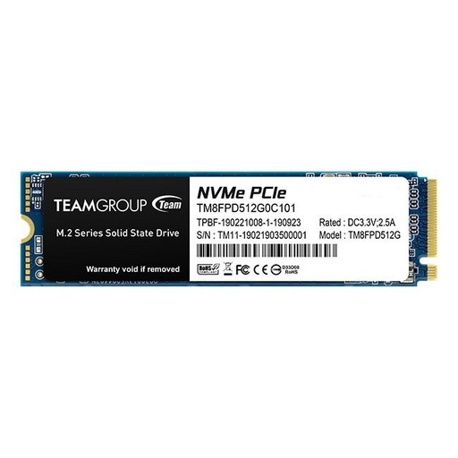 [SSD-0151] Team SSD MP33 PRO M.2 2280 NVMe PCIe 1TB