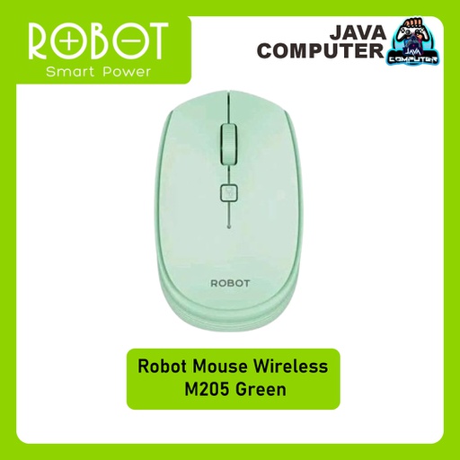 [KEYMO-0128] Robot Mouse Wireless M205 Green