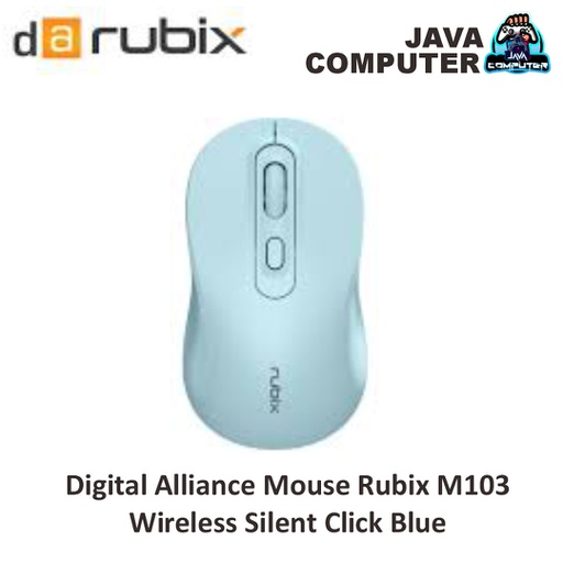 [KEYMO-0132] Digital Alliance Mouse Rubix M103 Wireless Silent Click Blue