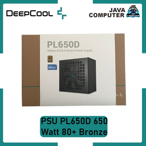 [PSU-0085] Deepcool PSU PL650D 650 Watt 80+ Bronze
