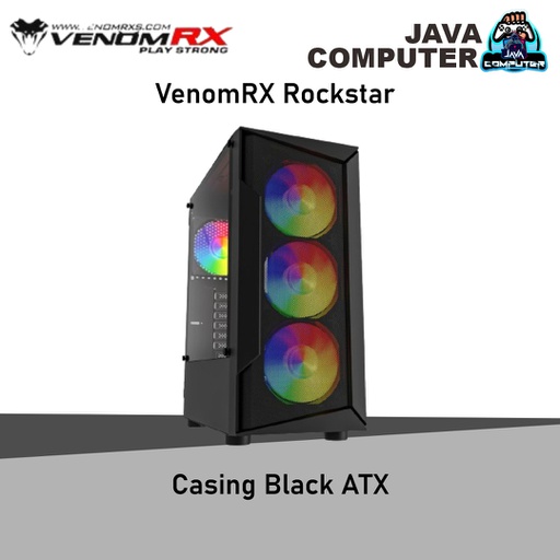 [CASE-0099] VenomRX Rockstar Casing Black ATX