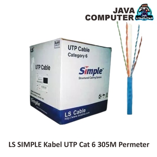 [NET-0420] LS SIMPLE Kabel UTP Cat 6 305M Permeter