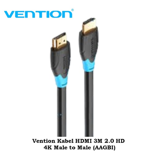 [CBL-0330] Vention Kabel HDMI 3M 2.0 HD 4K Male to Male (AAGBI)