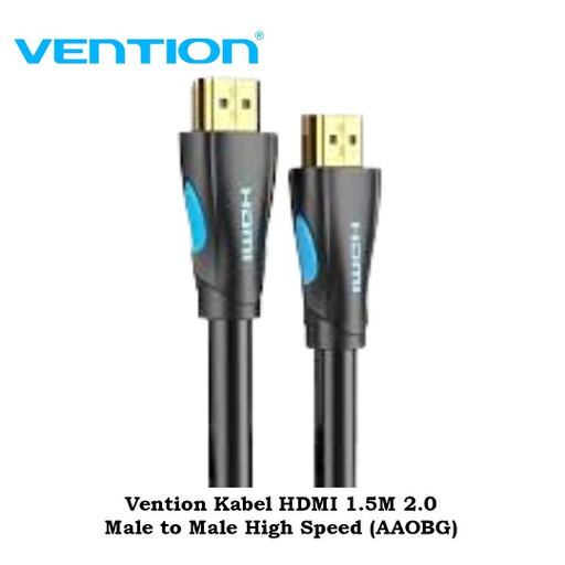 [CBL-0332] Vention Kabel HDMI 1.5M 2.0 Male to Male High Speed (AAOBG)