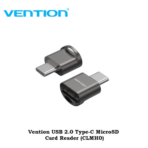 [ACC-0451] Vention USB 2.0 Type-C MicroSD Card Reader (CLMH0)