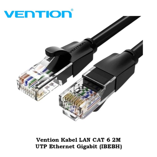 [CBL-0370] Vention Kabel LAN CAT 6 2M UTP Ethernet Gigabit (IBEBH)