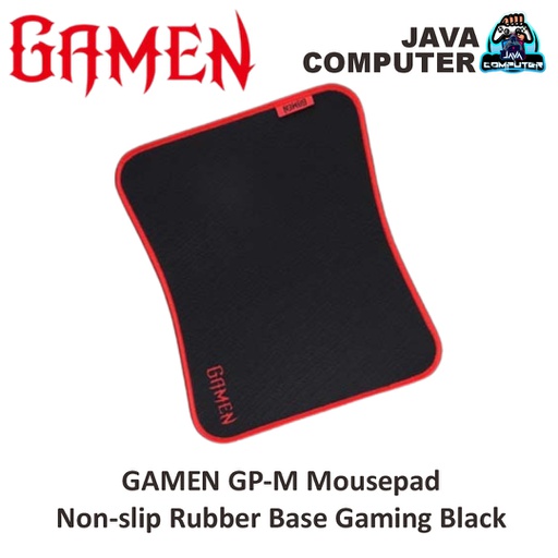 [ACC-0465] GAMEN GP-M Mouse pad Non-slip Rubber Base Gaming Black