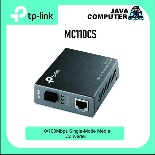 [NET-0431] TP-Link Omada TL-MC210CS Gigabit Single-Mode Media Converter
