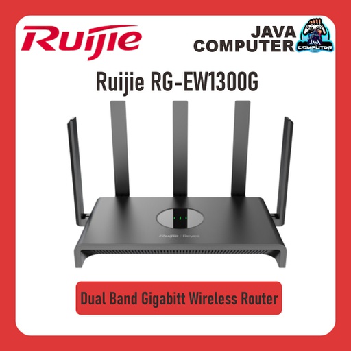 [NET-0436] Ruijie RG-EW1300G Dual Band Gigabit Wireless Router