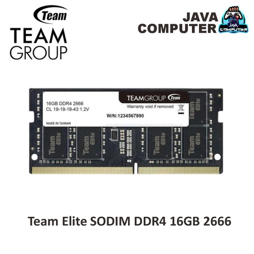 [SODIM-0088] Team Elite SODIM DDR4 16GB 2666