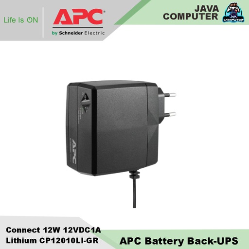 [UPS-0073] APC Battery Back-UPS Connect 12W 12VDC 1A Lithium CP12010LI-GR
