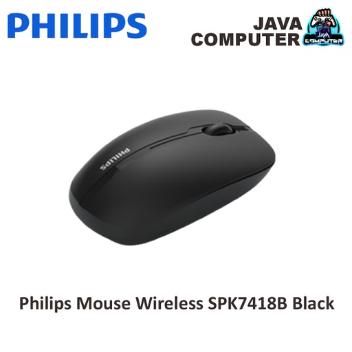 [KEYMO-0152] Philips Mouse Wireless SPK7418B Black