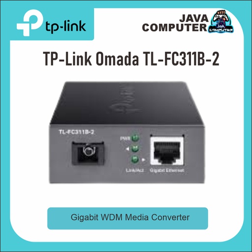 [NET-0457] TP-Link Omada TL-FC311B-2 Gigabit WDM Media Converter