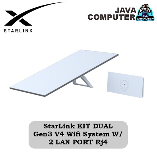 [MODEM-0032] Starlink KIT DUAL Gen3 V4 Wifi System W/ 2 LAN PORT RJ45