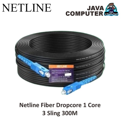 [NET-0473] Netline Fiber Dropcore 1 Core 3 Sling 300M