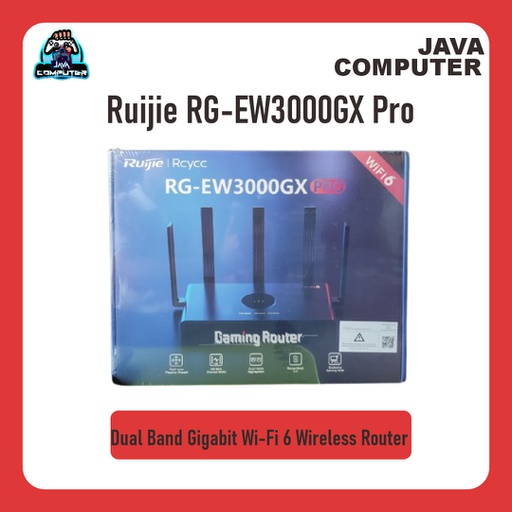 [NET-0474] Ruijie RG-EW3000GX Pro Dual Band Gigabit Wi-Fi 6 Wireless Router