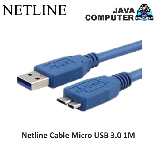 [CBL-0412] Netline Cable Micro USB 3.0 1M