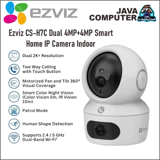 [CCTV-0174] Ezviz CS-H7C Dual 4MP+4MP Smart Home IP Camera Indoor