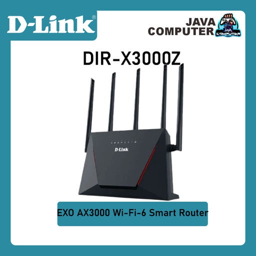 [NET-0499] D-Link DIR-X3000Z EXO AX3000 Wi-Fi-6 Gigabit Wireless Smart Router