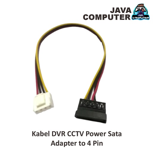 [CCTV-0183] Kabel DVR CCTV Power Sata Adapter to 4 Pin
