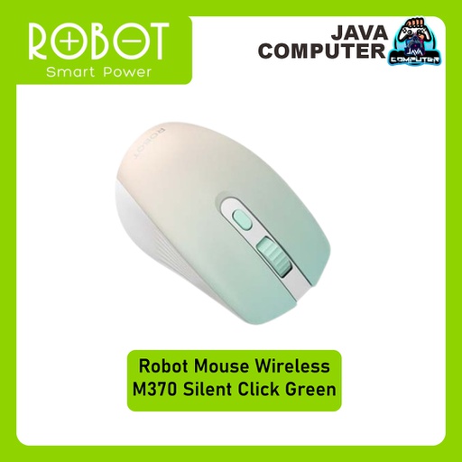 [KEYMO-0172] Robot Mouse Wireless M370 Silent Click Green