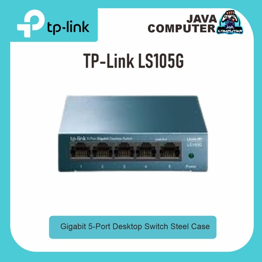 [NET-0519] TP-Link LS105G Gigabit 5-Port Desktop Switch Steel Case