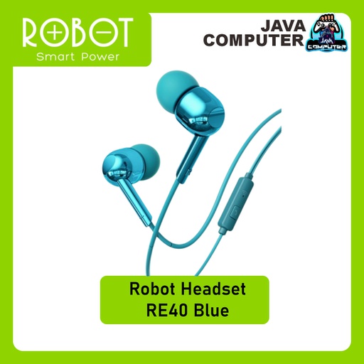 [HSET-0053] Robot Headset RE40 Blue