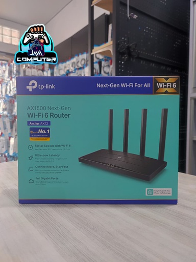 [NET-0572] TP-Link Archer AX12 AX1500 Dual Band Wi-Fi 6 Router