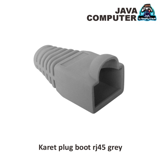 [CBL-0453] Karet Plug Boot RJ45 Grey