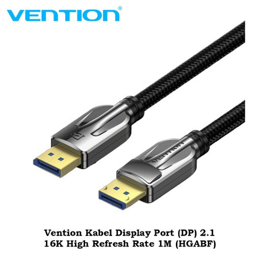 [ACC-0510] Vention Kabel Display Port (DP) 2.1 16K High Refresh Rate 1M (HGABF)