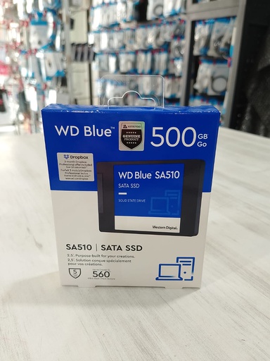 [SSD-0189] WD Blue SA510 SSD SATA 3D Nand 500GB