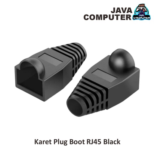 [CBL-0459] Karet Plug Boot RJ45 Black