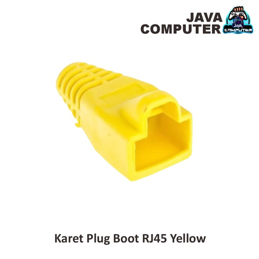 [CBL-0460] Karet Plug Boot RJ45 Yellow