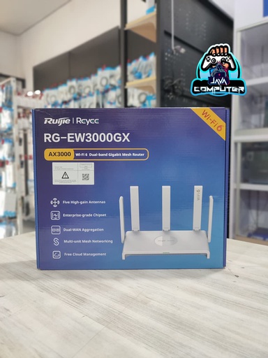 [NET-0602] Ruijie RG-EW3000GX AX3000 Dual Band Gigabit Wi-Fi 6 Wireless Router