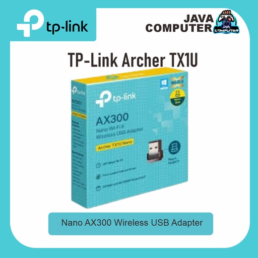 [NET-0604] TP-Link Archer TX1U Nano AX300 Wireless USB Adapter