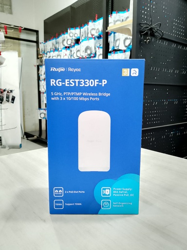 [NET-0614] Ruijie RG-EST330F-P 5GHz Dualband 3 KM Wireless Bridge