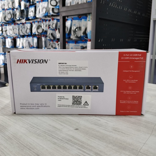 [NET-0617] Hikvision POE Switch DS-3E0310P-E/M 8 Port Unmanaged