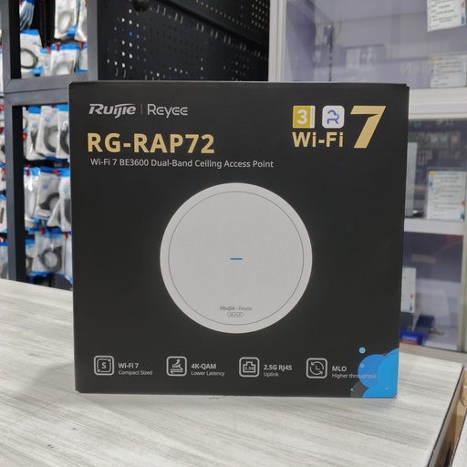 [NET-0624] Ruijie RG-RAP72 Wi-Fi7 BE3600 Ceiling Mount Access Point Indoor