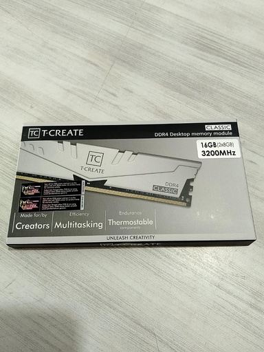 [RAM-0140] Team T-Create Classic Silver DDR4 16GB (2x8GB) 3200