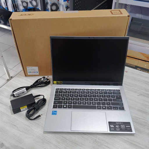 [LAPTOP-1091] Acer Aspire Go 14 AG14-72P-38GD Intel Core i3-1315U/8GB/512GB SSD/Win 11 Home+OHS+M365B/14.0″ WUXGA/Pure Silver (BAG)